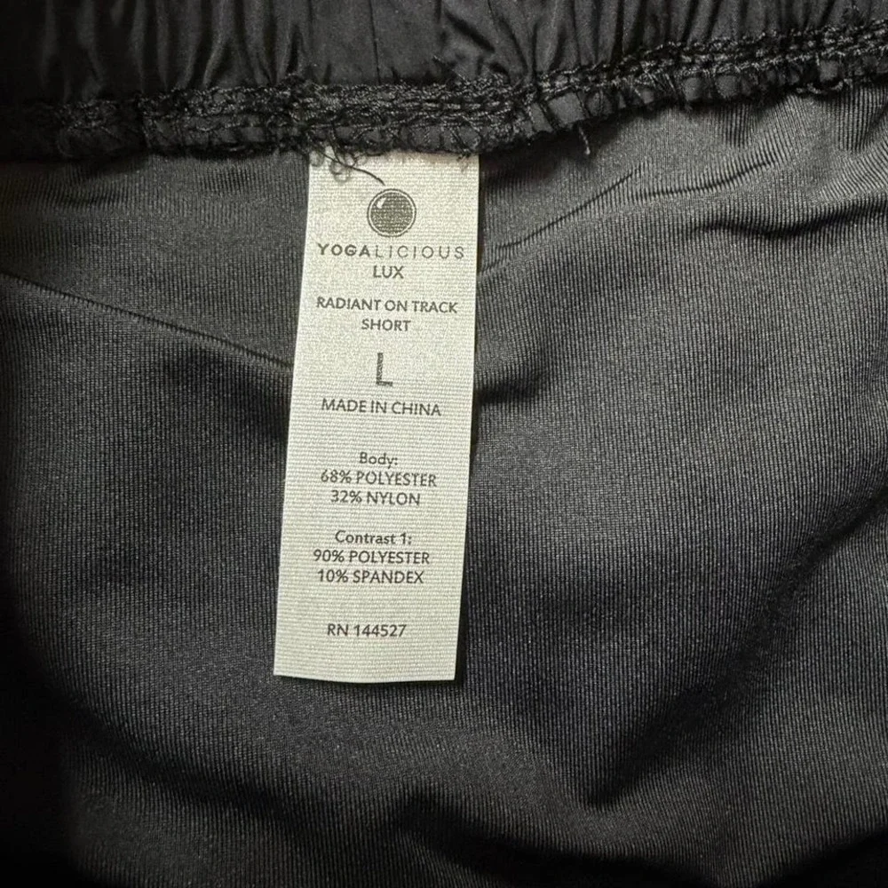 Yogalicious Black Running‎ Shorts